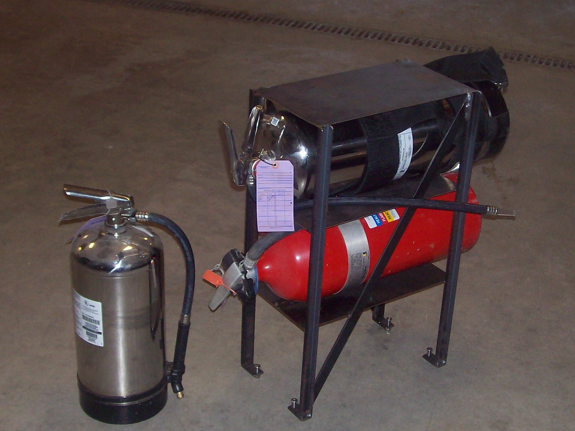 Extinguisher Rack
